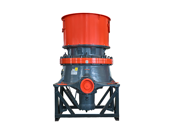 cone crusher working