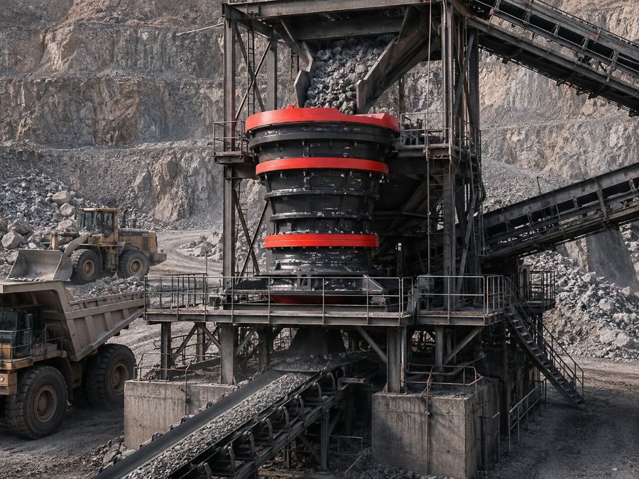 How Does a Gyratory Crusher Work in Mining